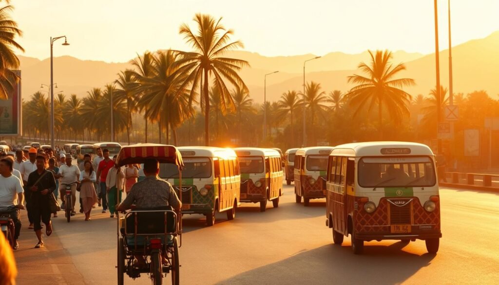 Transporte en Java para turismo