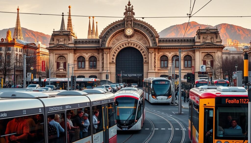 Transporte público en Barcelona