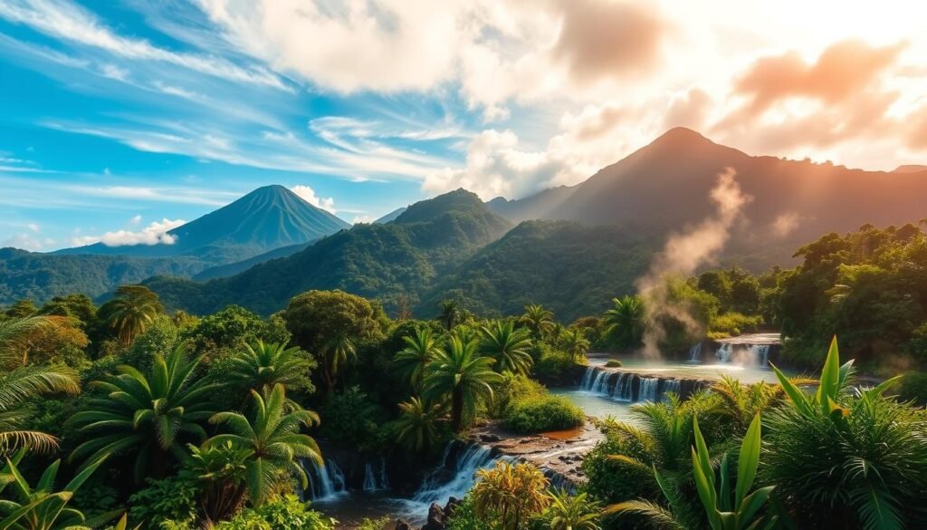 Volcanes de Costa Rica y aguas termales