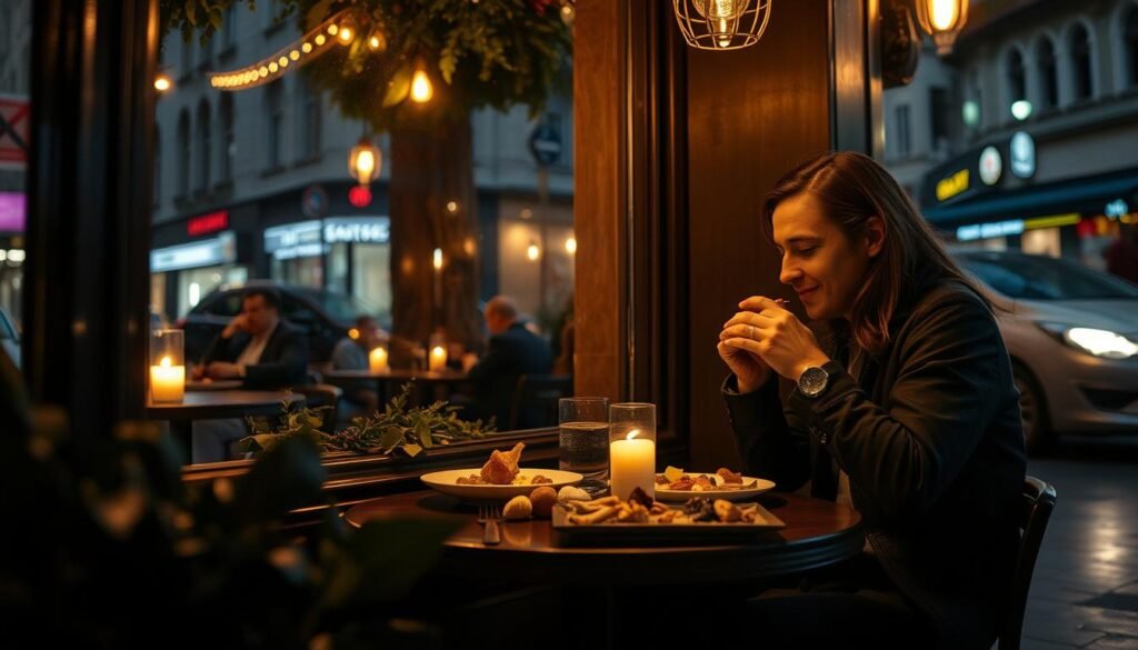Experiencia gastronómica para viajeros solitarios