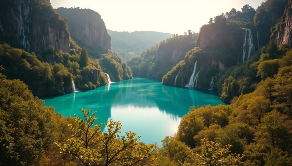Lagos de Plitvice paisaje natural