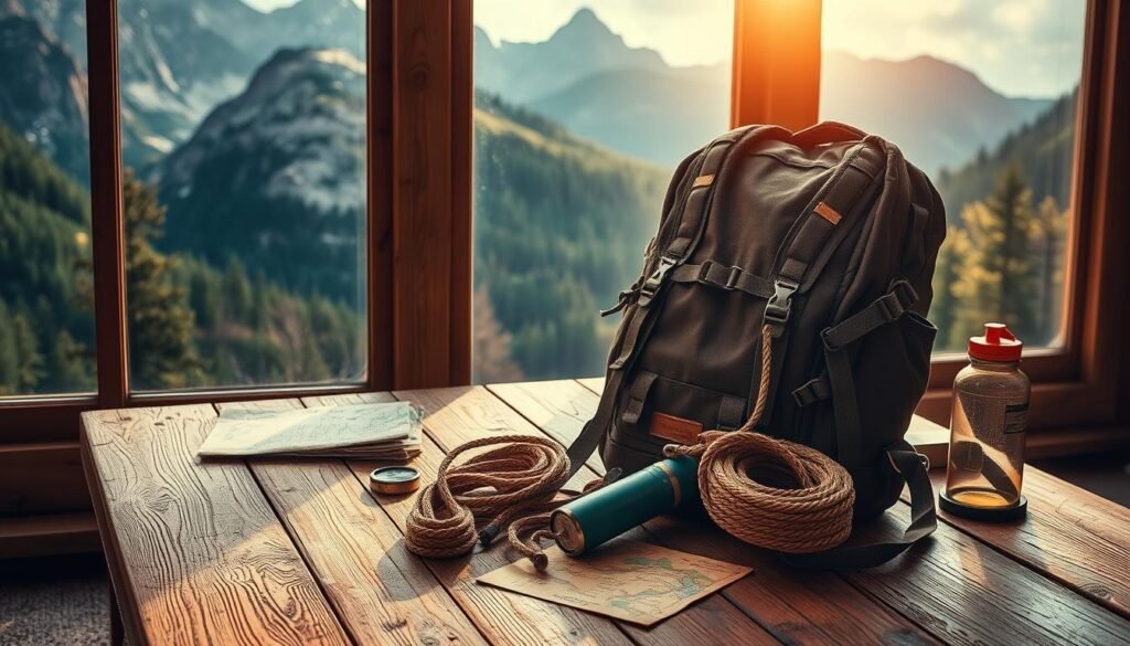 Preparación para viaje de aventura
