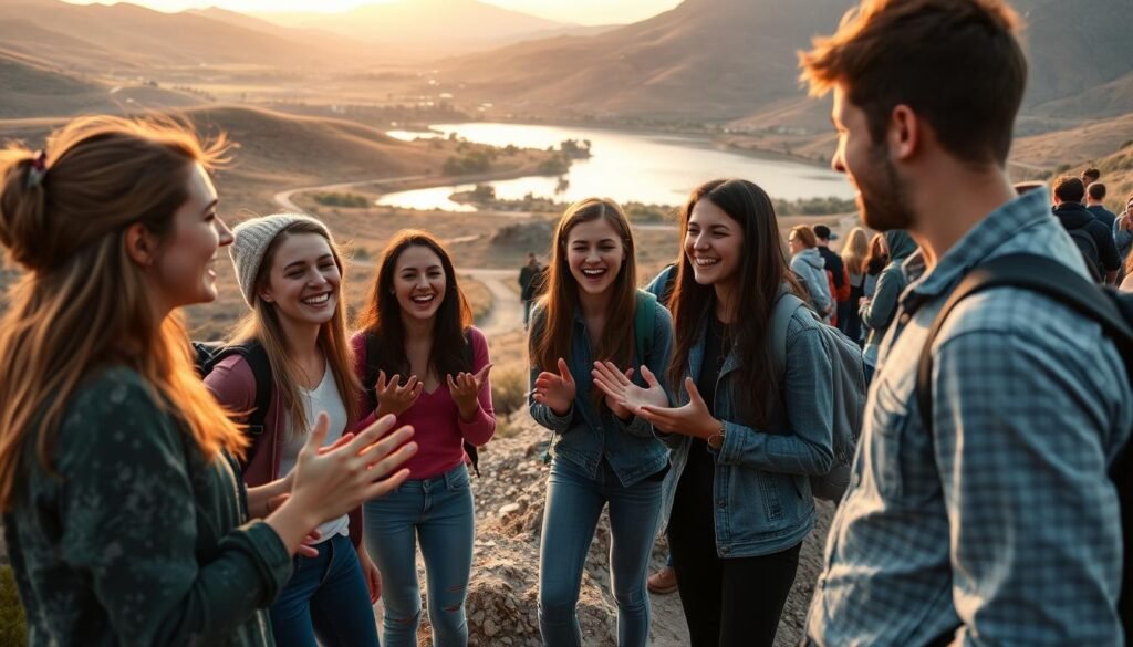 Socialización juvenil en viajes