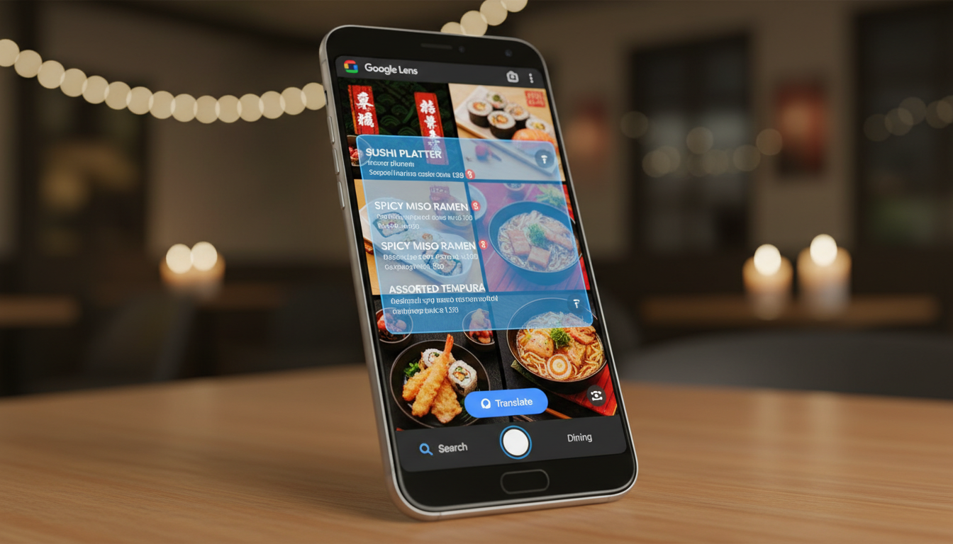 Menu Lens El truco de Google Lens para traducir menús en otro idioma al instante.