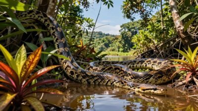 El Pantanal y la anaconda